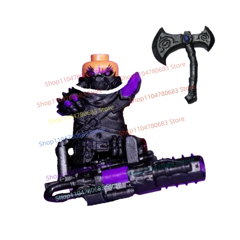 Moc blocos de construção mini figura ação módulo experimento câmara risco biológico montagem modelo decorativo anime acessório brinquedo presente