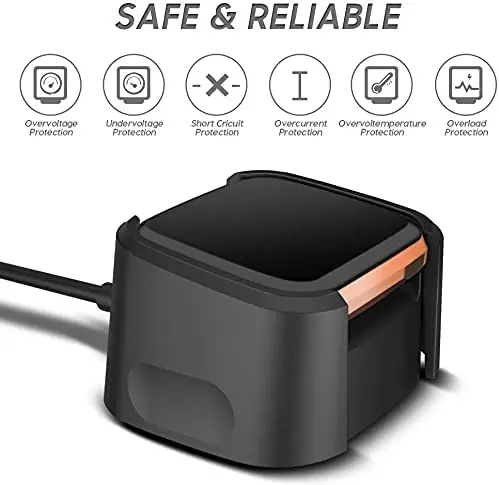 AWINNER Charger For Fitbit Versa 2, Replacement USB Charging Cable Dock Stand for Versa2