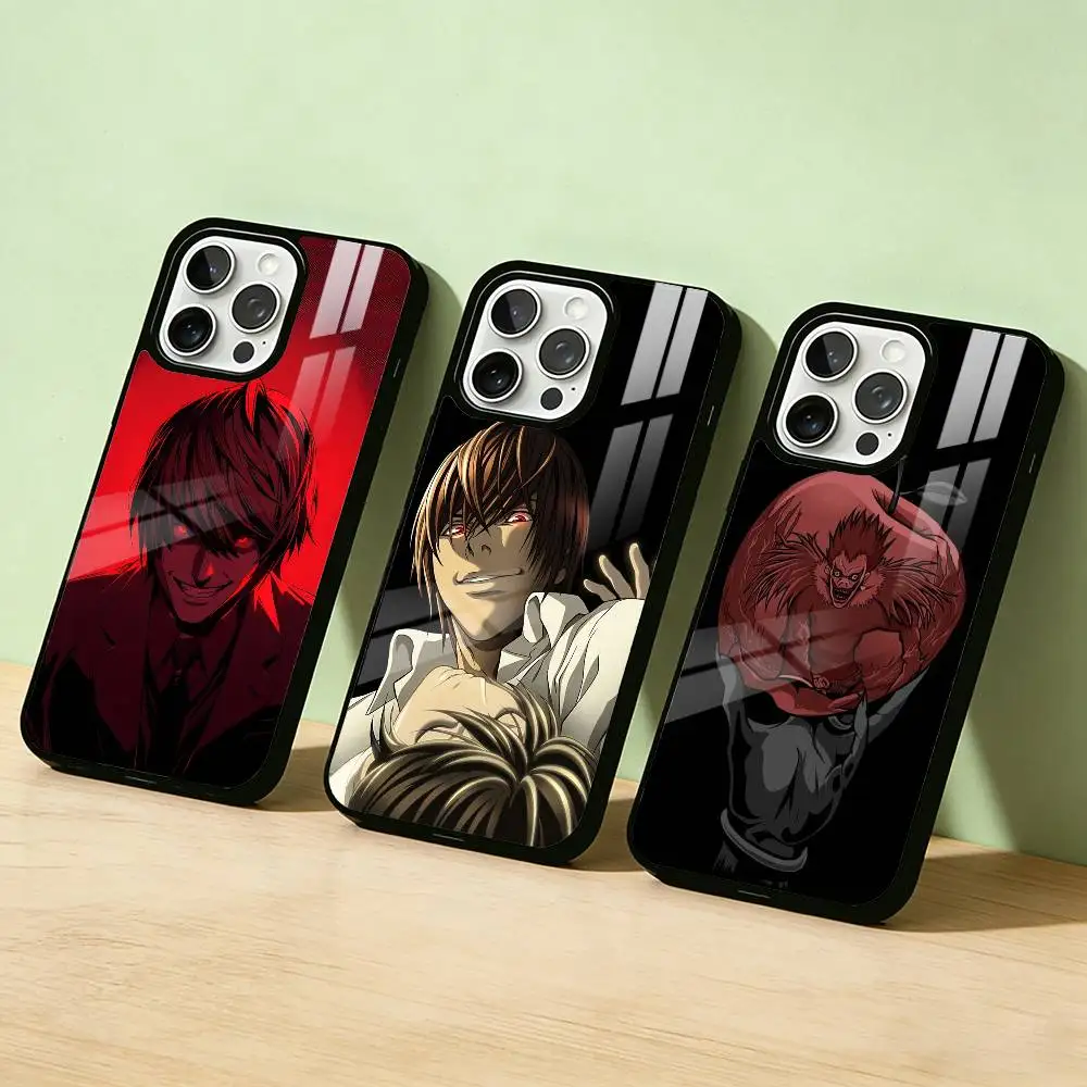 

AAA Death Note Y-YAGAMI MISA Phone Case Color Silver Shell For IPhone 17 16 15 14 13 12 11 Pro Max Plus