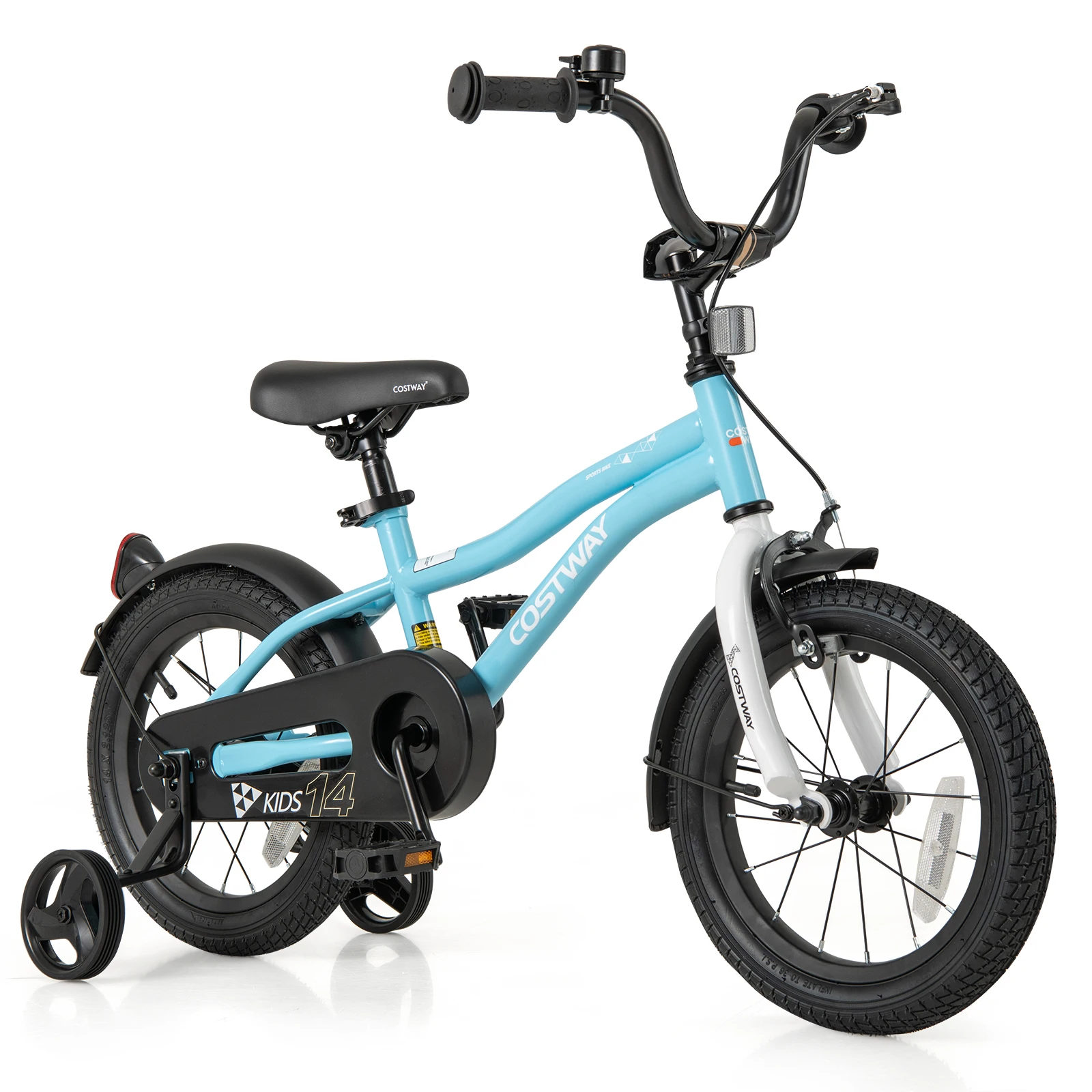 

Kids Bike for 3-5 Years Old Boys & Girls w/Adjustable Seat Handbrake Reflectors