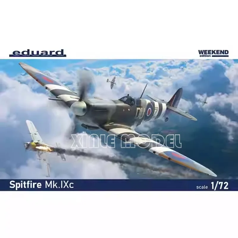 

Eduard Plastic Assembled Aircraft Model Kit 7466 Spitfire Mk. IXc 1/72