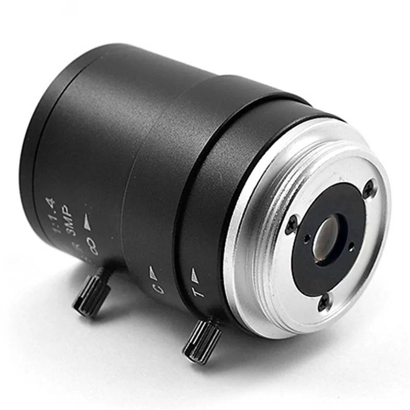 4x 3mp hd cctv lente da câmera 2.8-12mm varifocal manual zoom foco cs montagem para câmeras de segurança industriais-abju