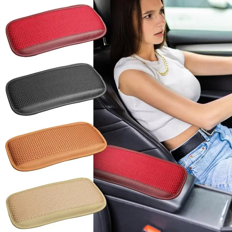 Car Central Console Armrest Pad Multi Color Protection Mat Waterproof Cushion Non Slip Styling Arm Rest Accessories For Vehicles