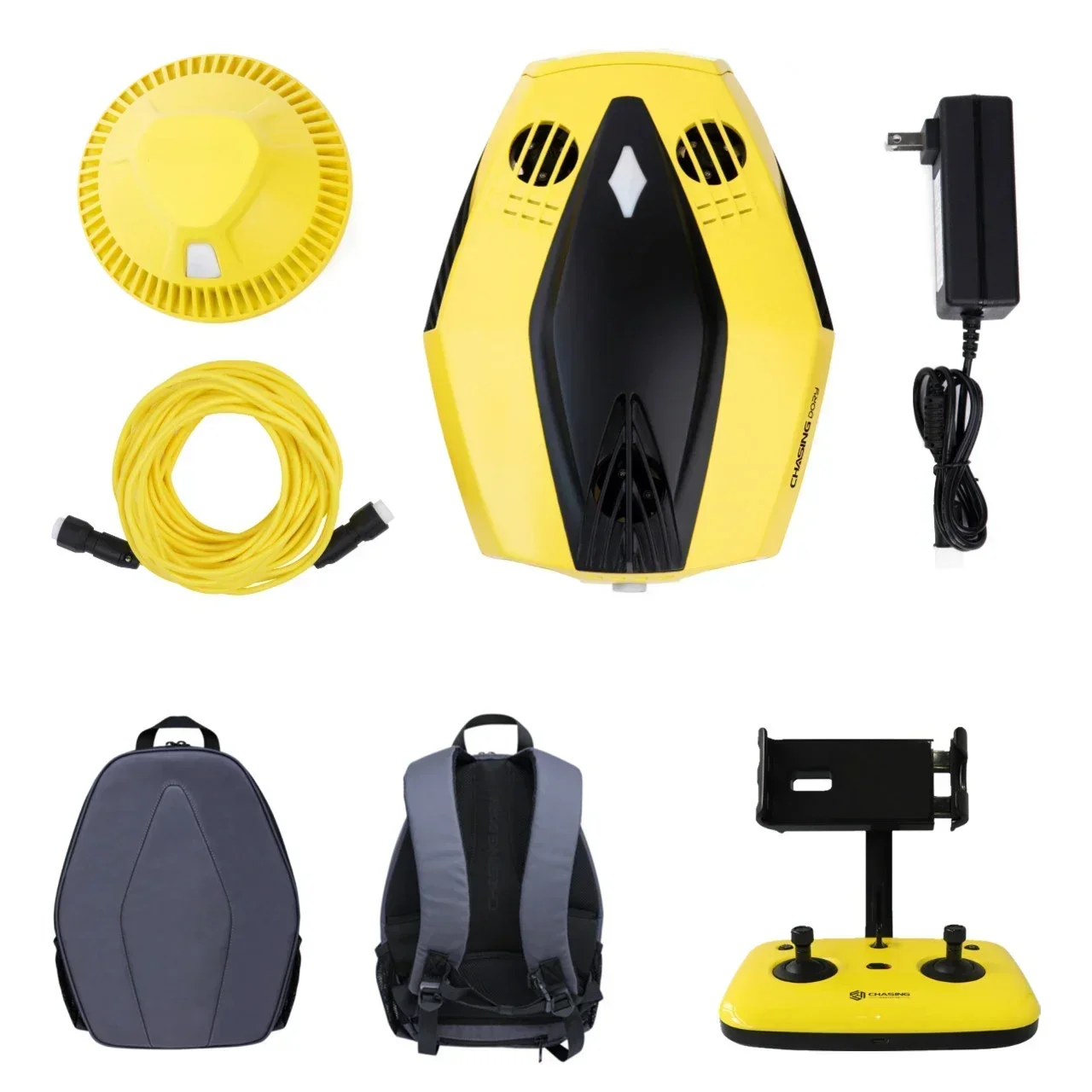 4K Underwater dr one With Robotic Arm Ai Vision Lock 360 Omnidirectional Movement 100m Diving Underwater Rov Kit Equipment