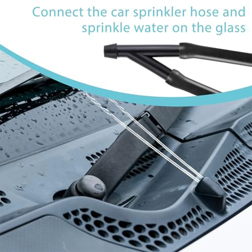 Windshield Washer Tube Connector Joiner T/Y/I Type Splitter Fittings Air Fuel Water Gasoline Cleaner Washer Nozzle Hose