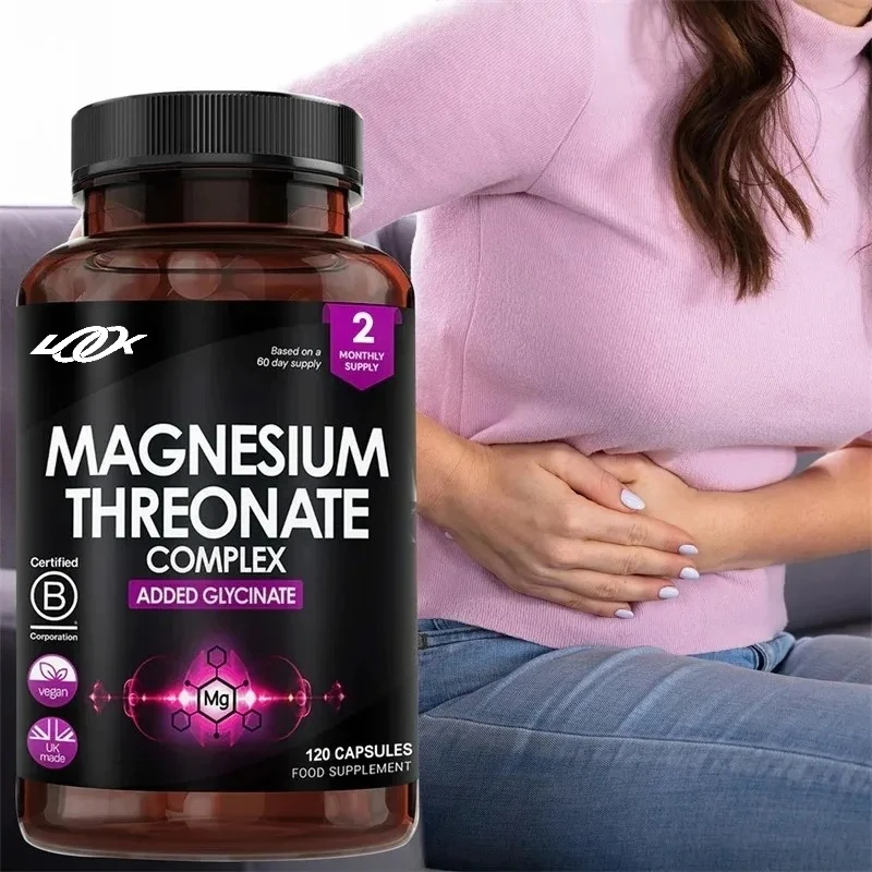

Magnesium Threonate Complex - Promotes Electrolyte Balance, Helps Maintain Normal Muscle Function and Bone Health