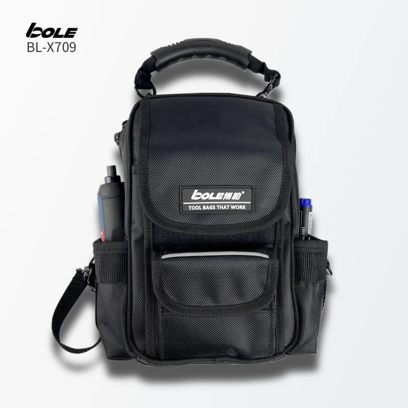 Imagem -03 - Bole-um Ombro Handheld Tool Bolsa Crossbody Cintura Pendurada Bolsa Multifuncional Portátil ao ar Livre Ferramentas Organizador Novo Design