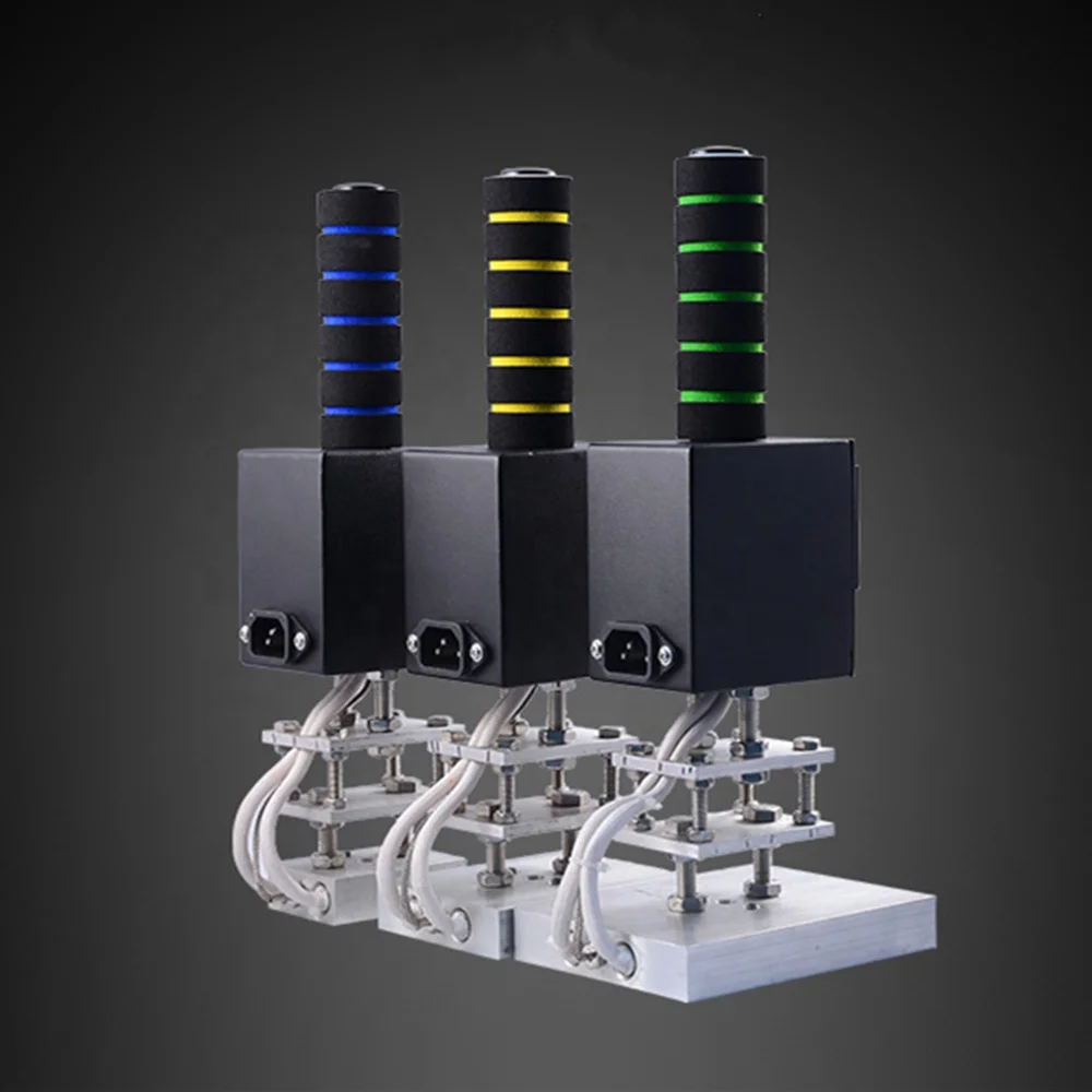 Mão Leather Embossing Machine, Heat Stamping Tool, Manual