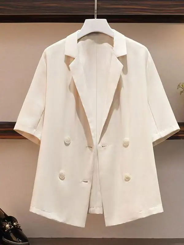 

Женский летний костюм Street Sle больших размеров, комплект из футболки с ремешком, джаетом и ортом, модный и для похудения