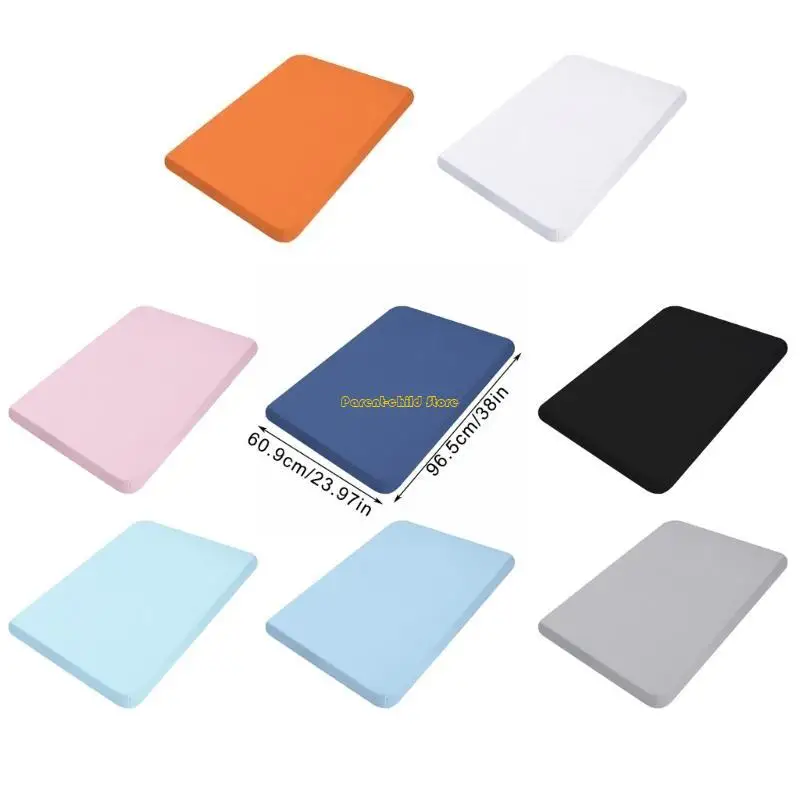 غطاء حماية سرير للأطفال من WXTD، ملاءة جاهزة لسرير الأطفال، غطاء قابل للإزالة