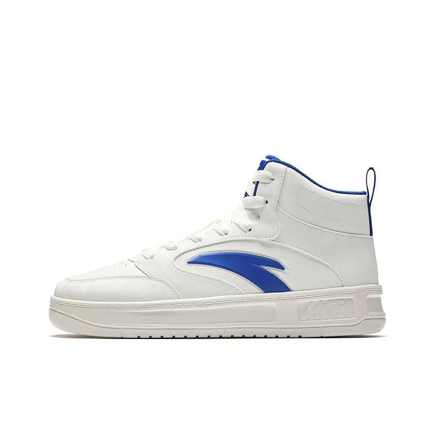 Anta Easy High top Skateboard Shoes Men's Ivory White 912548005Q-2