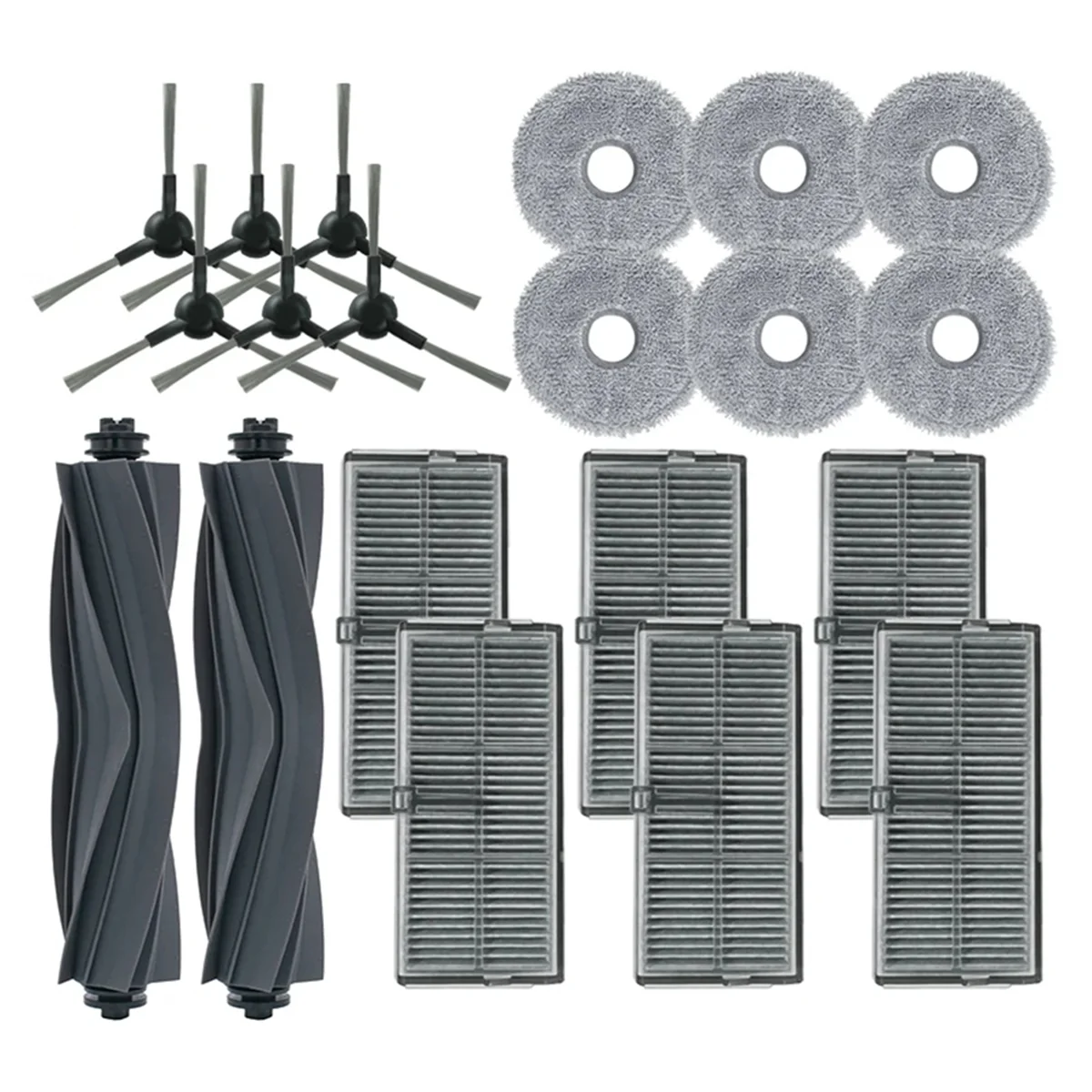 ل Dreame L10s Pro Ultra Heat / X30 Ultra / X30 Pro مكنسة كهربائية فرشاة جانبية رئيسية فلتر Hepa ممسحة قماش أكياس الغبار PartN02R