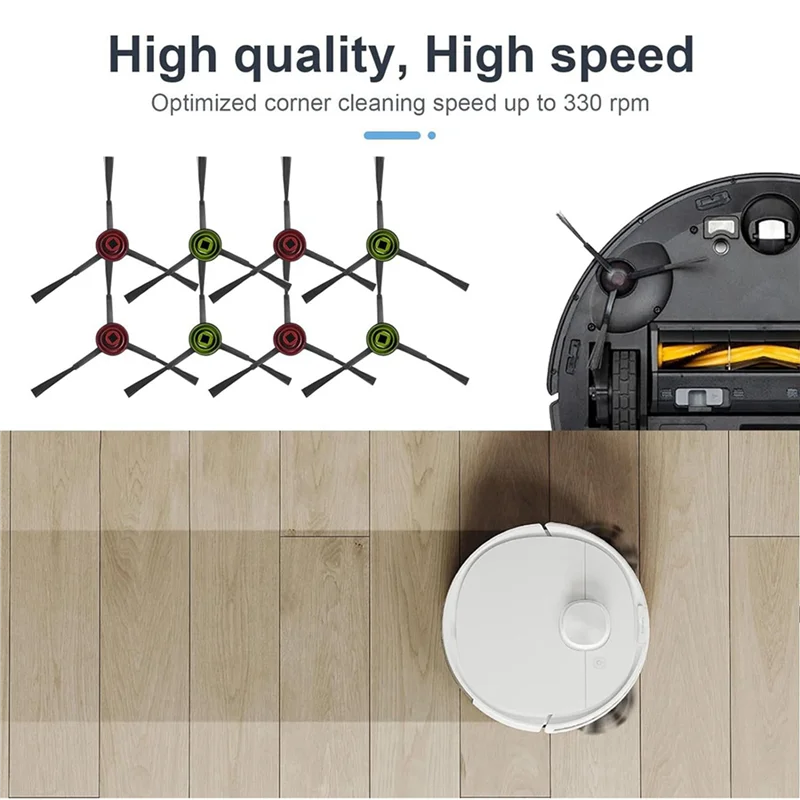 

ABAH-24X Side Brushes For Ecovacs Deebot T8/T9/N8/X1 Omni/X1 Turbo/T10 Omni/T10 Turbo/T20 Omni/T9+/N8+/N8 Pro/N8 Plus