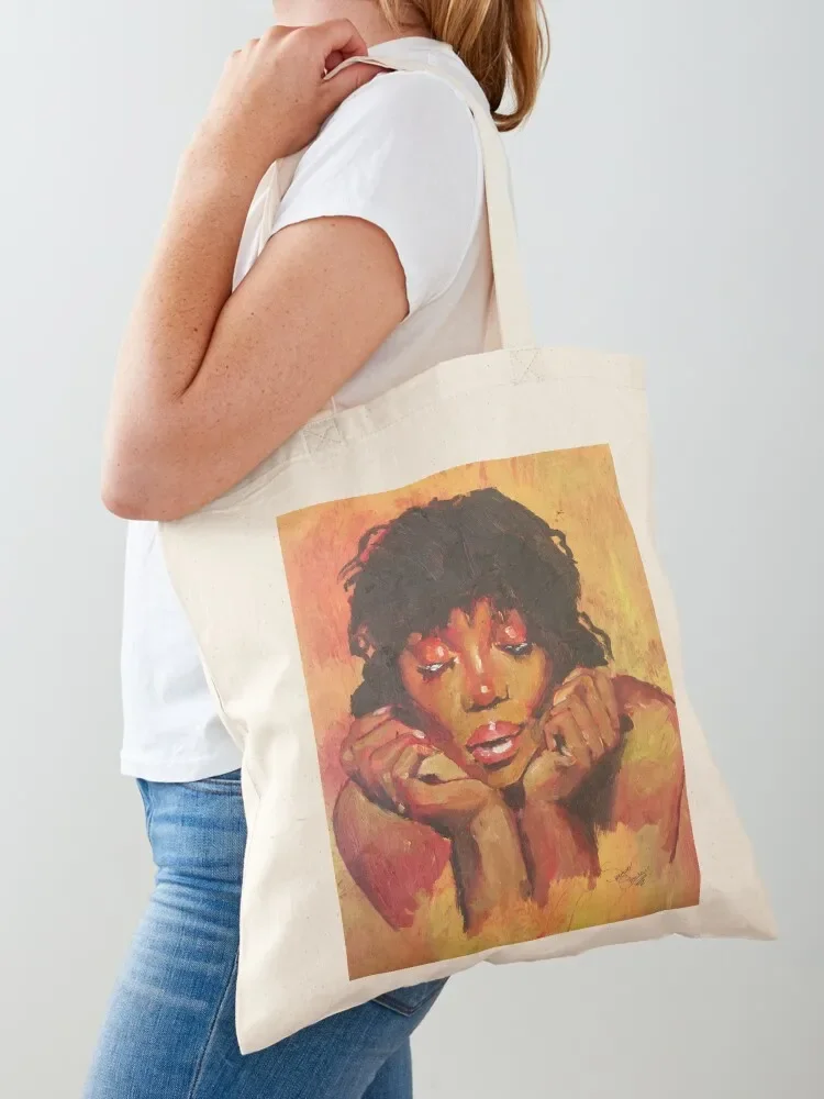 Devotion - oil painting by Spencer Sinclair Tote Bag sacs de shopping Cloth bags handbag reusable grocery bags Tote Bag