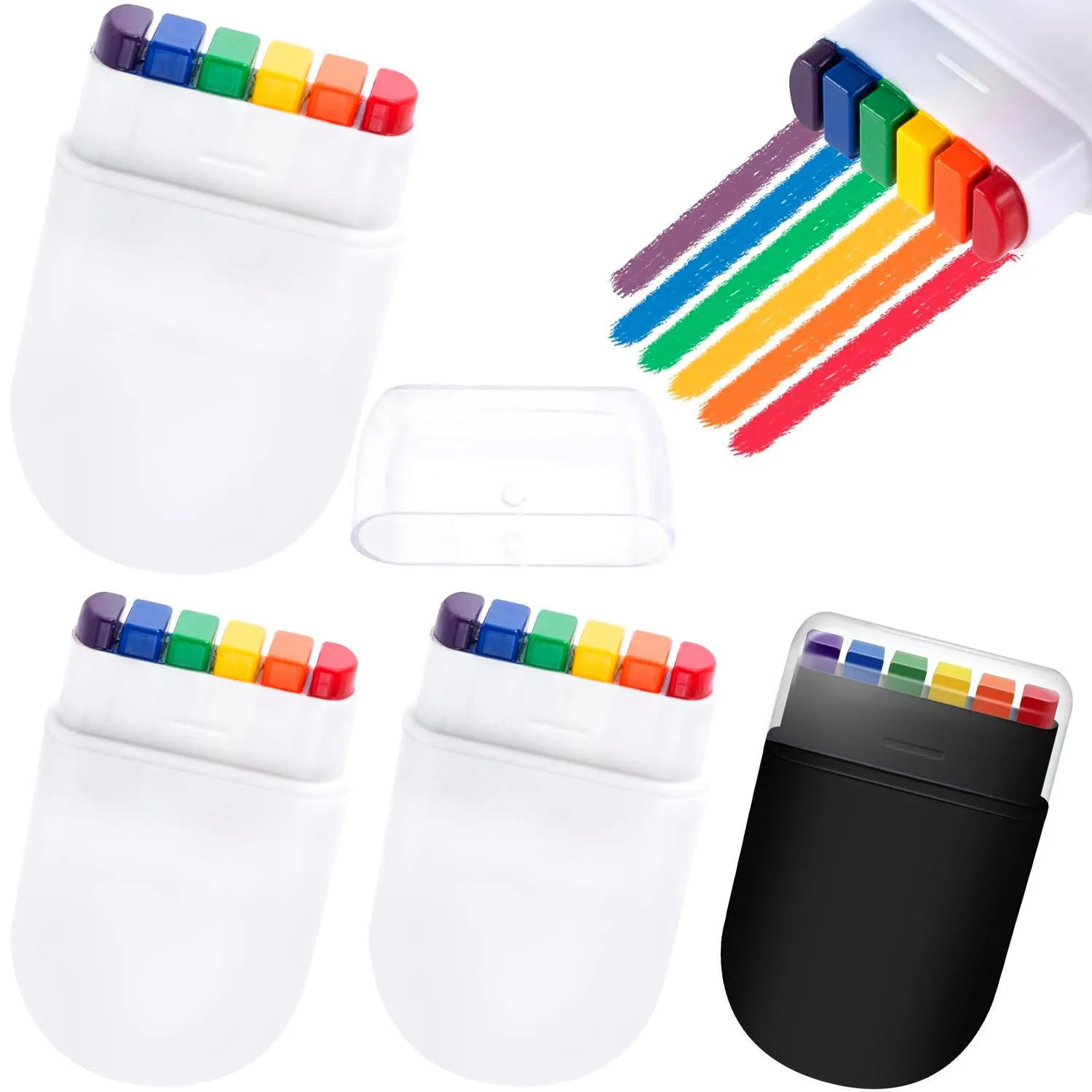 

Rainbow Crayon Paint Rainbow Birthday Party Colourful Theme Party Accessories Party Family Costume Gift Pocket Size