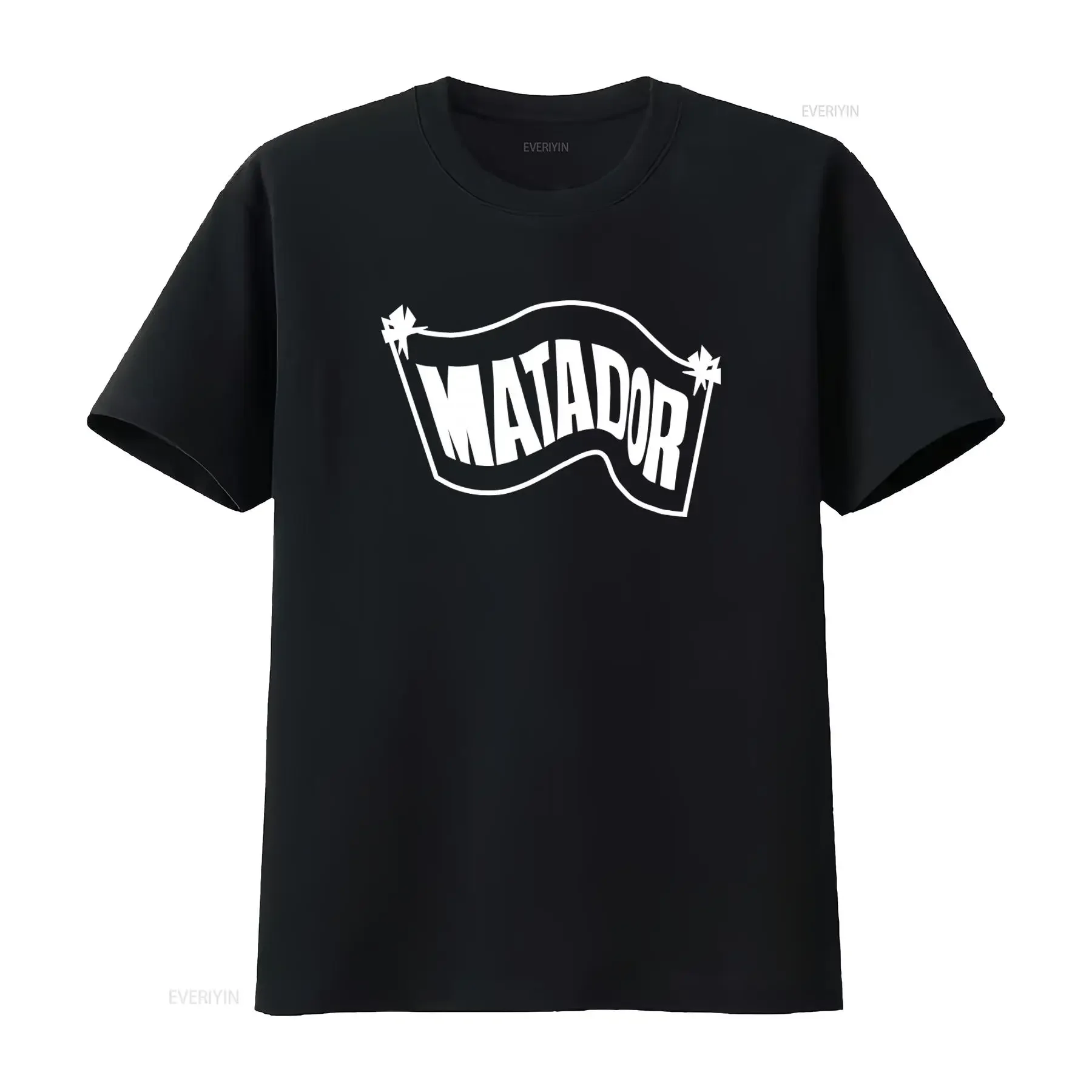 Matador Records Artists Label Logo T Shirt Black White Grey Navy Sizes S 3XL vintage Washed graphic Slightly Versatile Casual