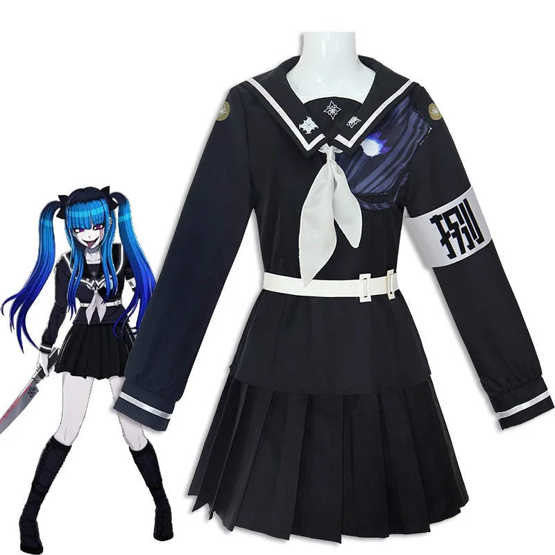 

Game Hundred Line Last Defense Academy Darumi Amemeiya Cosplay Costume Adult Women Skirt JK Full Set Accessoies Uniform Outfits