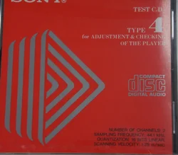 Test CD YEDS-18 Type 4 For Sony ADJUSTMENT & CHECKING OF THE PLAYER