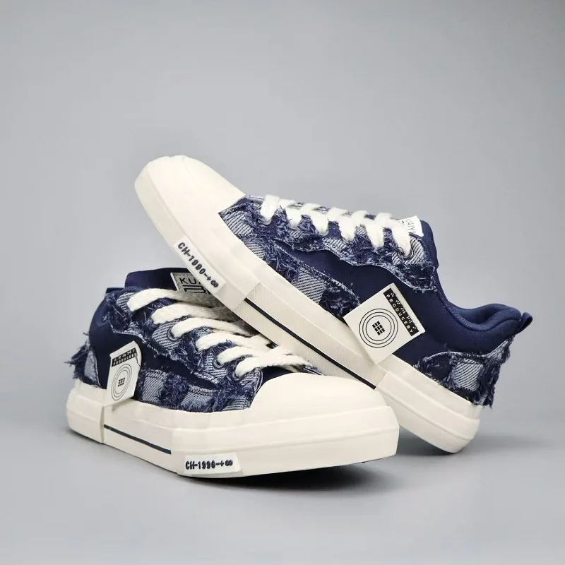 Walking Canvas Sneakers Flats Men Casual Sports Shoes for Man Outdoor Autumn Comfort Anti Slip Male Trainers New Gadgets Low Top