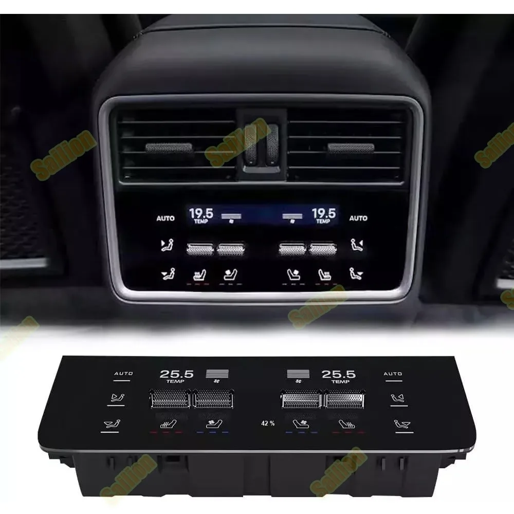 For Porsche Cayenne LCD Climate Control Panel 2024-2025 Painel De Controle Climático LCD, Atualização Sem Perda De Programação