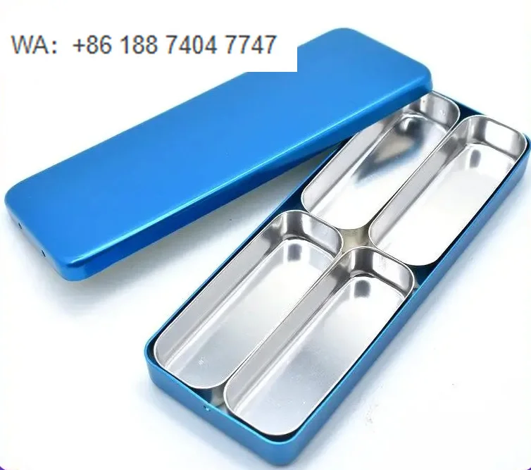 Placement Box for Cleaner Bit Sterilizer Metal Case Endo Files Holder Box Autoclave Sterilizer Case Tool
