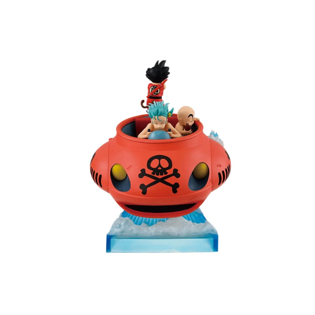 BANDAI Ichiban Kuji Dragon Ball EX Showdown Red Ribbon Army D Prize Son Goku Bulma Krillin Submarine Figure Anime Figures Model