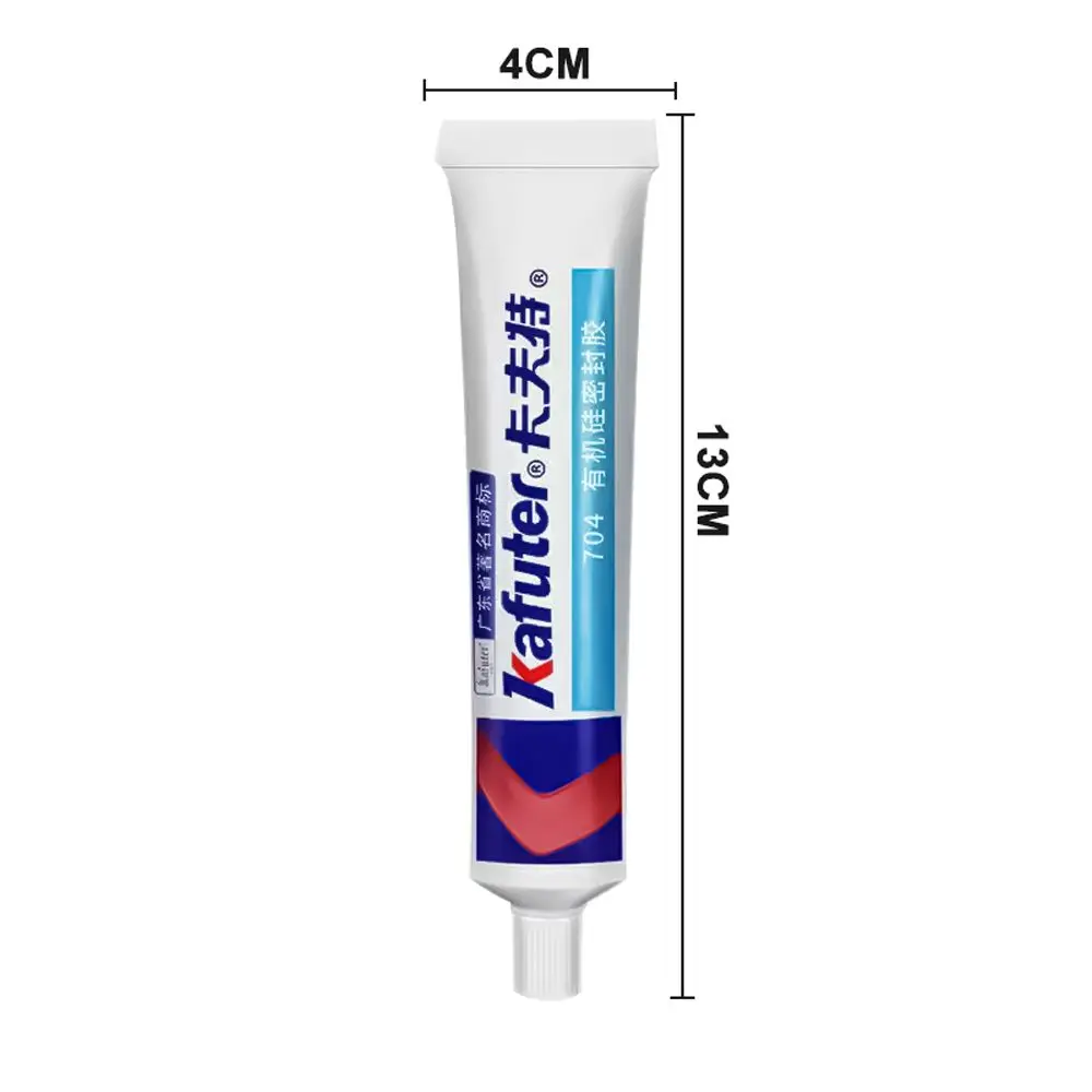 Pegamento blanco resistente a altas temperaturas, pegamento electrónico transparente, goma de silicona, pegamento adhesivo Industrial para componentes