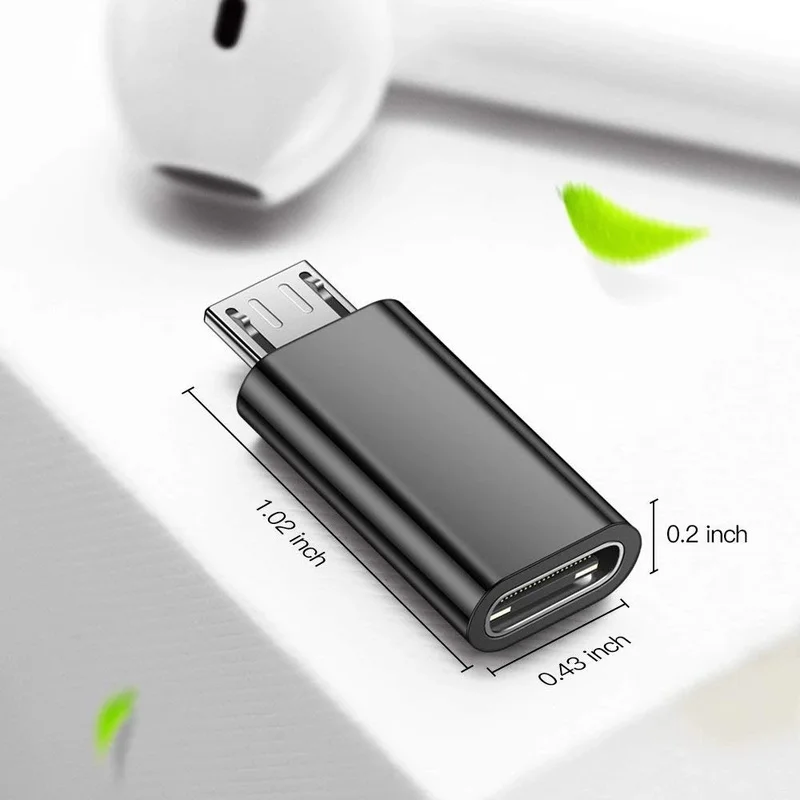 Xiaomi Redmi Huawei 전화 변환기 Type-C 마이크로 USB 충전기 어댑터 용 마이크로 USB 남성 어댑터 커넥터에 USB 유형 C 여성