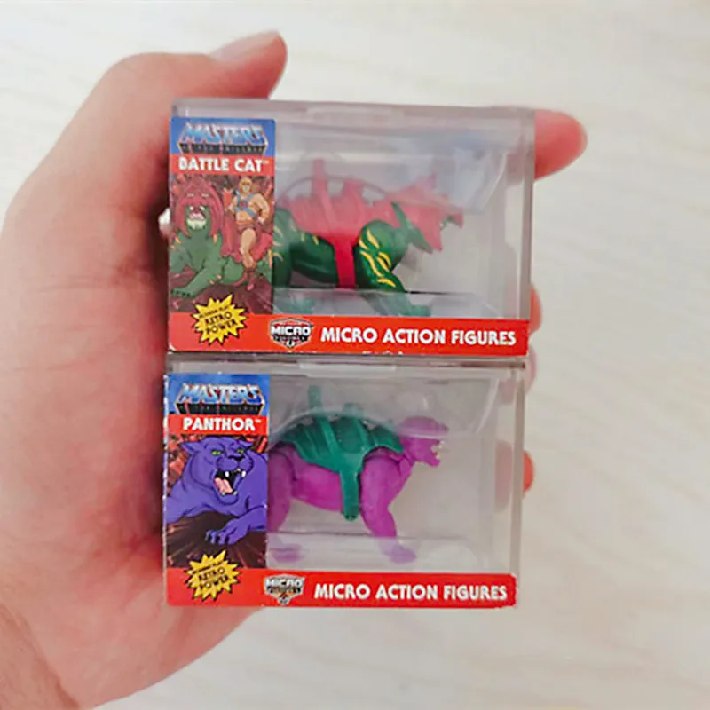 6cm He-Man battle cat panthor Masters and Universe action figure joint doll kids hard PVC