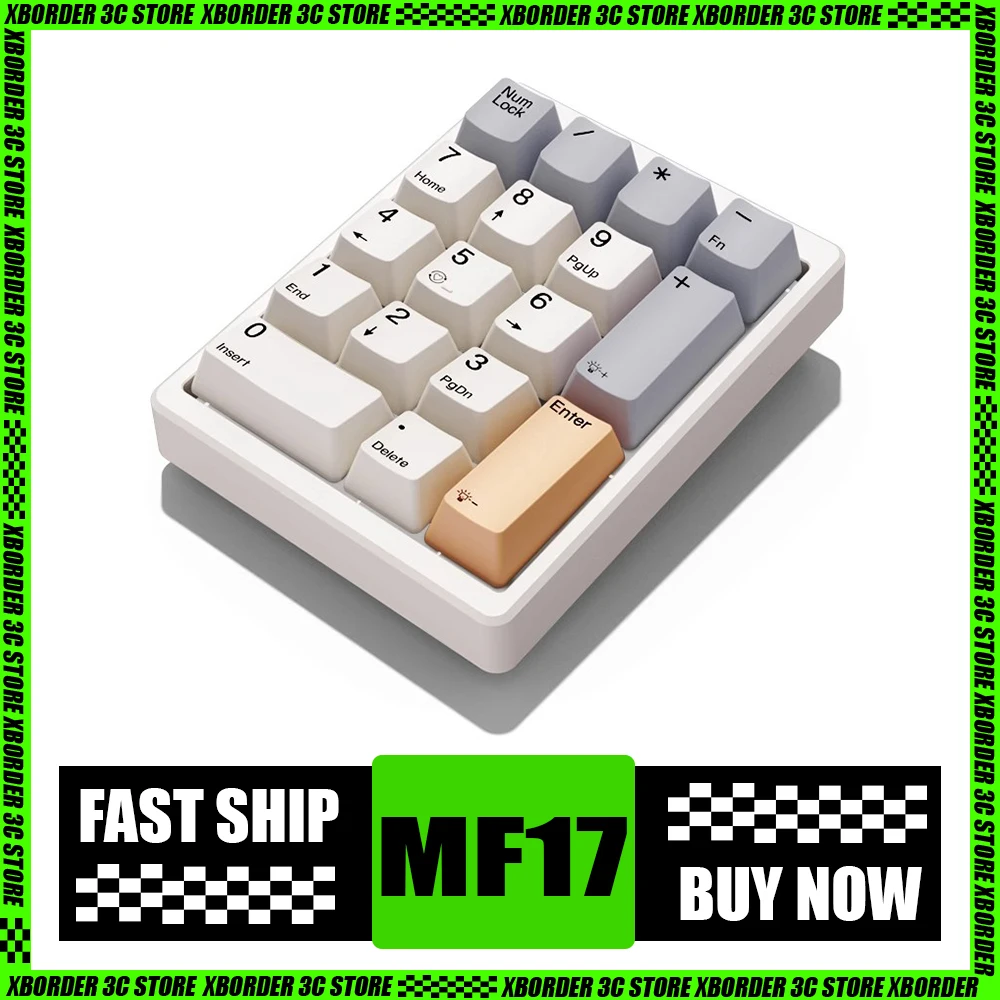 

Magicforce Mf17 Mini Keyboard Keypad 17 Keys Wired Mechanical Keyboard Rgb Backlight Numpad Accessory For Computer Gaming Gifts