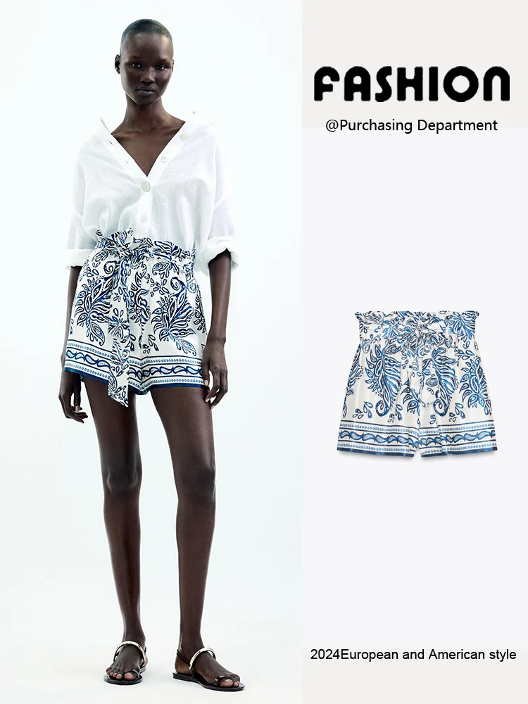 

Летние новинки: женские повседневные шорты из шелковистого сатина, модная этническая одежда для выступлений, удобные и стильные женские брюки