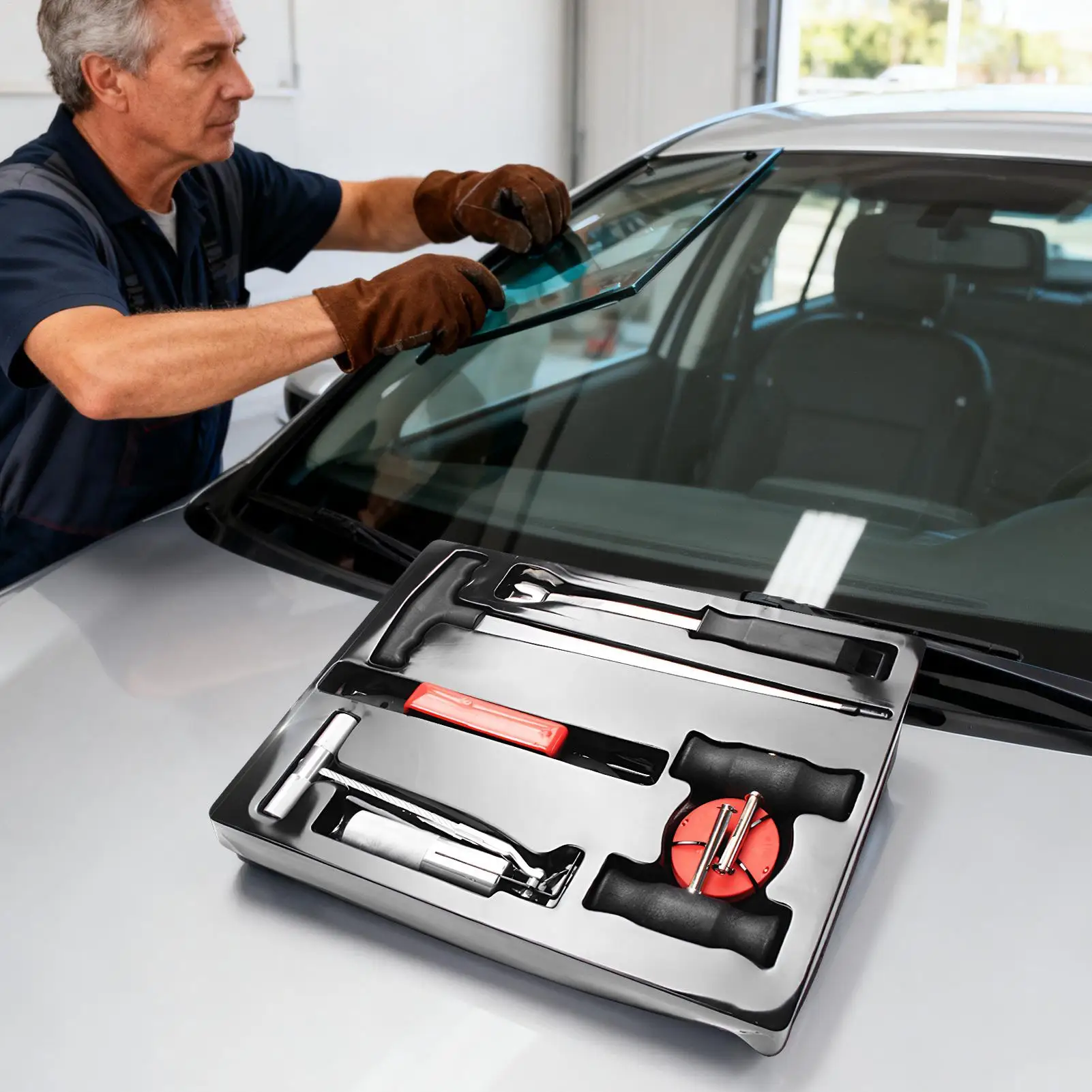 

Инструменты для снятия автомобильного стекла, набор для снятия лобового стекла автомобиля, комплект для установки лобового стекла для ремонта автомобилей, замена внедорожника, грузовика