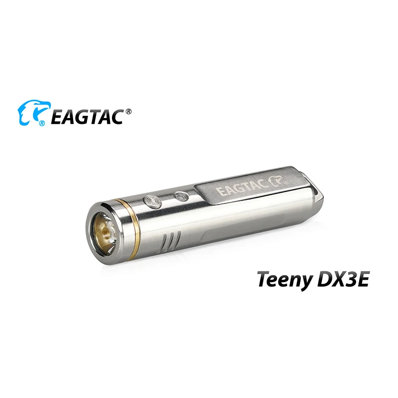 EAGTAC SS Teeny DX3E 1000 Lumen SST20 CRI95 USB Type C Rechargeable LED Flashlight Keychain Buckle