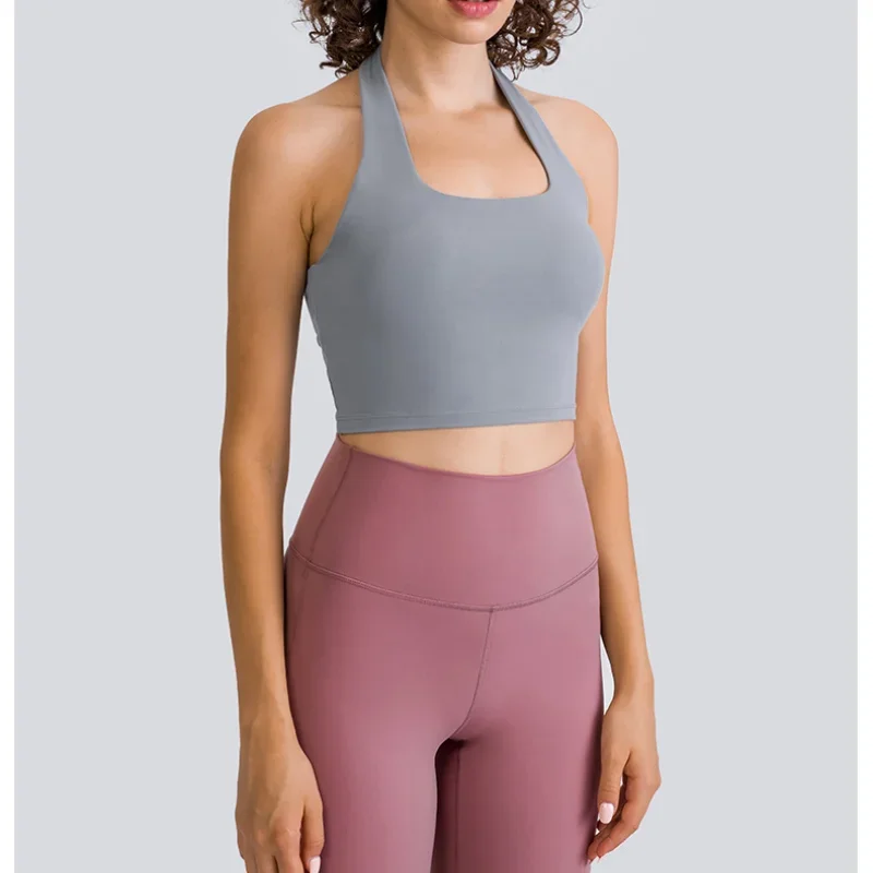 Solid Color Yoga Tight Sports Bras For Women Women's Fitness Zipper Bra Sportswear Woman Gym Training Female Crop Tops