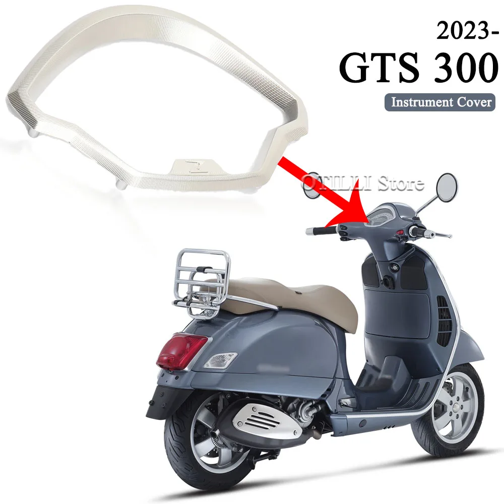 

Motorcycle Accessories Speedometer Gauge Meter Ring Cover Instrument Frame For Vespa GTS300 Gts300 GTS 300 gts300 2023 2024