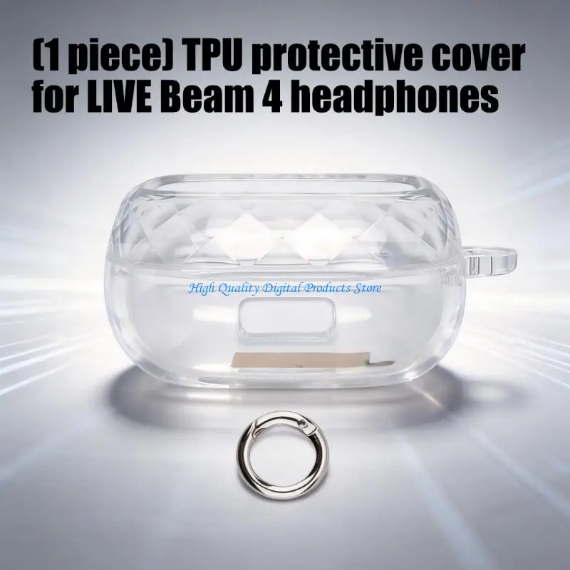 U2JE Soft TPU Wrap Sleeve Shell Headphone Housing Case From Daily Wear for LIVE Beam 4