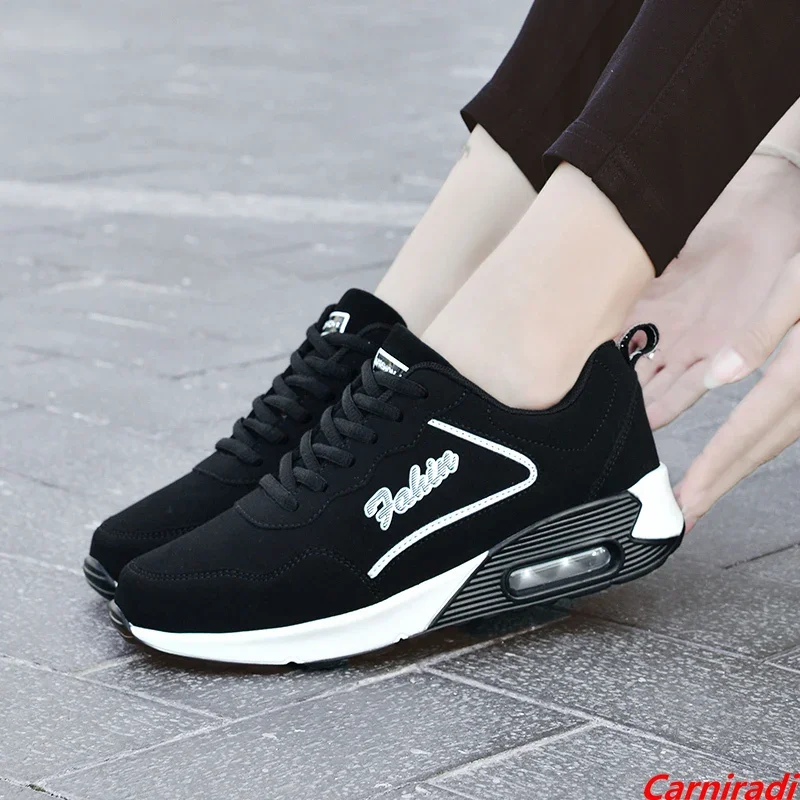 Fashion Cushioning Springback Athletic Running Shoes Women Big Size Baskets Sport Casual Sneakers Ladies Non-slip Jogging Shoes