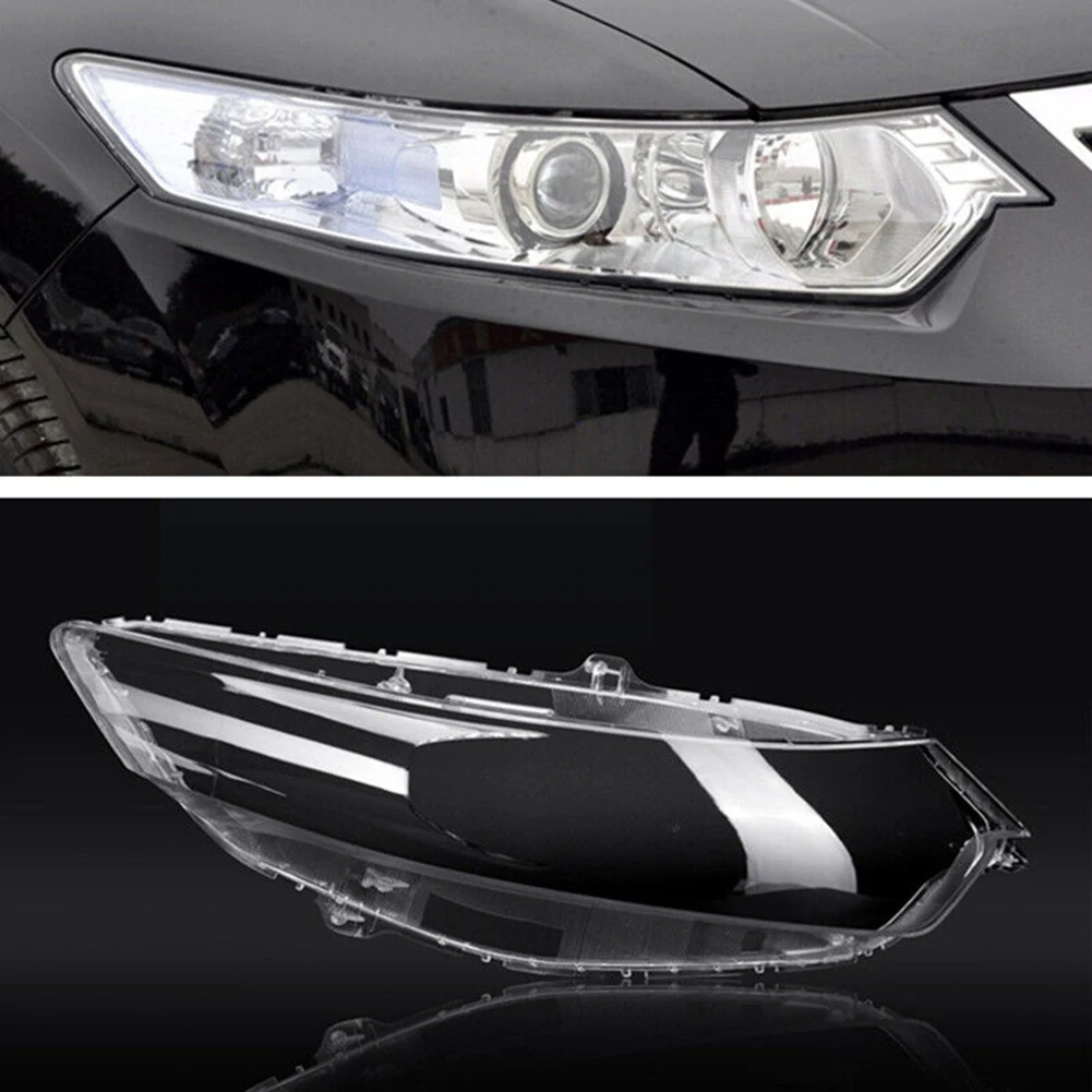 For Honda Spirior 2009-2013 Headlight Cover Transparent Head Light Shade Lampshade Lamp Shell Glass Lens,Right