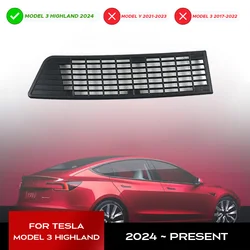 Voor 2024 Tesla Nieuw Model 3 Highland Air Flow Vent Cover Trim Anti-Blocking Preventie Intake Cover Accessoires