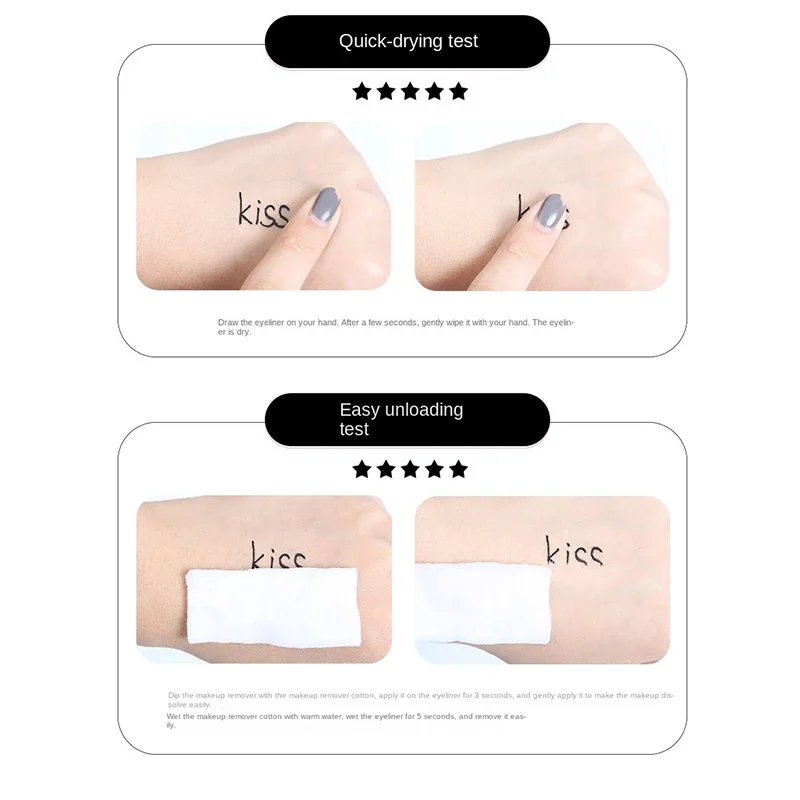Eyeliner w płynie długotrwały wodoodporny, odporny na rozmazywanie eyeliner w pisaku kobiety tani koreański makijaż wysokiej jakości profesjonalny kosmetyk
