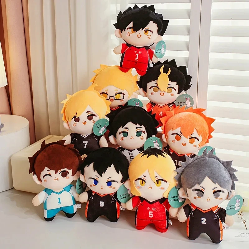 26CM Haikyuu Anime juguetes de Peluche lindos muñecos de dibujos animados Hinata Shoyo Tobio Kageyama Daichi Sawamura juguete de Peluche coleccionable