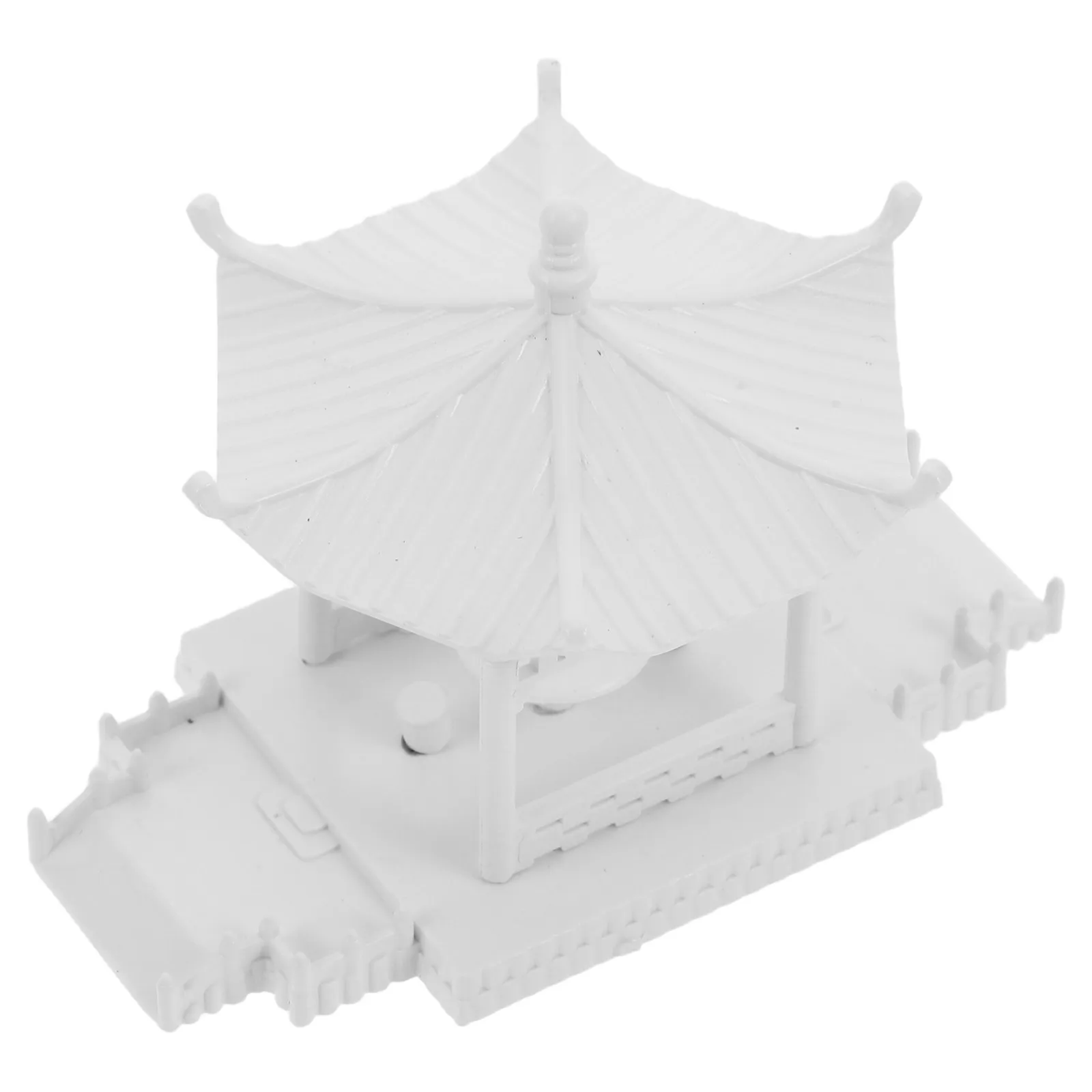 Miniature Garden Pavilion For Decoration Office Desk Decor Hexagonal Scale Sand Table Models