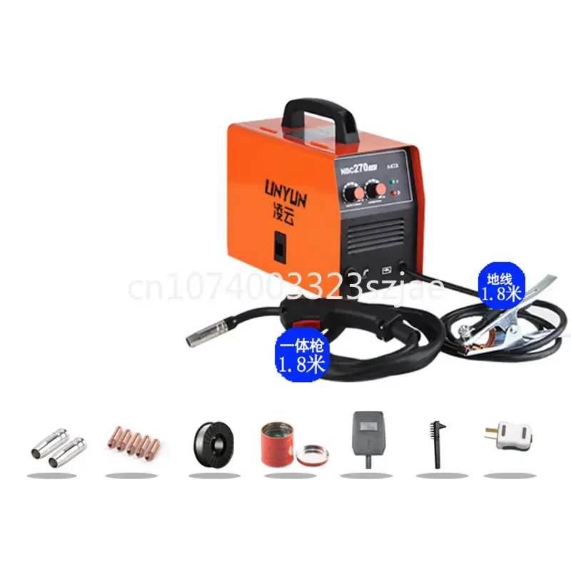 Household Mini Non-gas Portable Two-protection Welding All-in-one Machine NBC270 Airless Two-protection Welding Machine Small