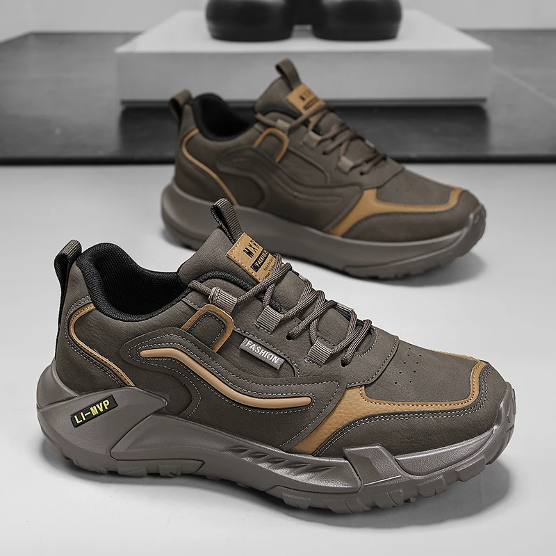 2025 Nieuwe heren boardschoenen, sneakers, skate-schoenen, vrijetijdsschoenen unisex lichtgewicht zachte zool reizen gedempt outdoor dagelijkse kleding