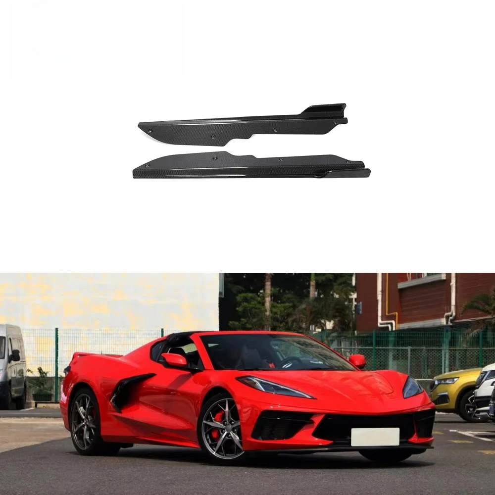 

Carbon Fiber C8 Side Skirts for Chevy Corvette C8 2-Door Targa Top Coupe 2020-2021