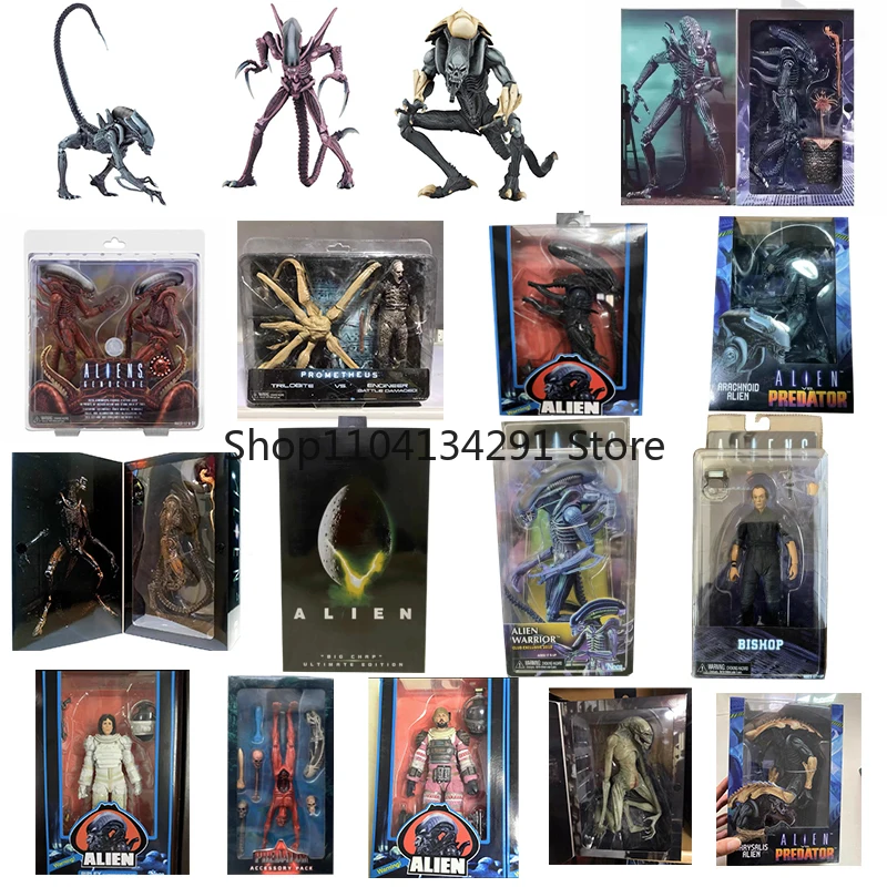 

Original Genuine NECA TMNT Alien 40th Anniversary Collector Edition PVC Material Activity Joints Character Action Toys For Boys