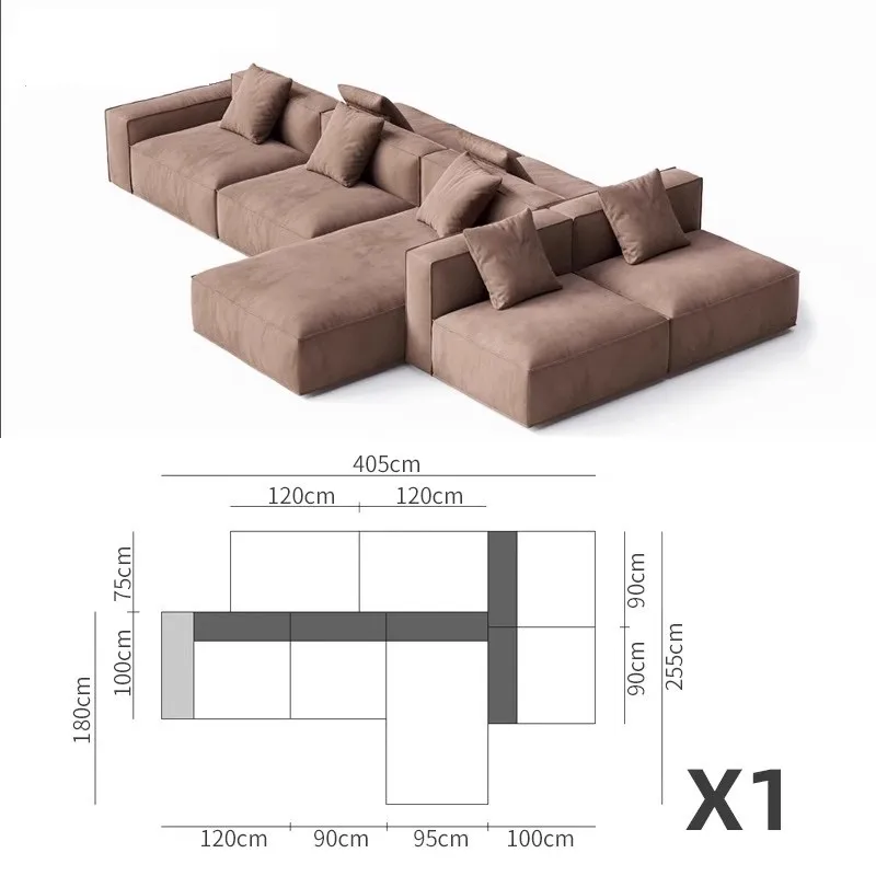 

/Modern Customize Size Luxury Modular Sofa For Living Room /Different Combinations Sectional Sofa Couch