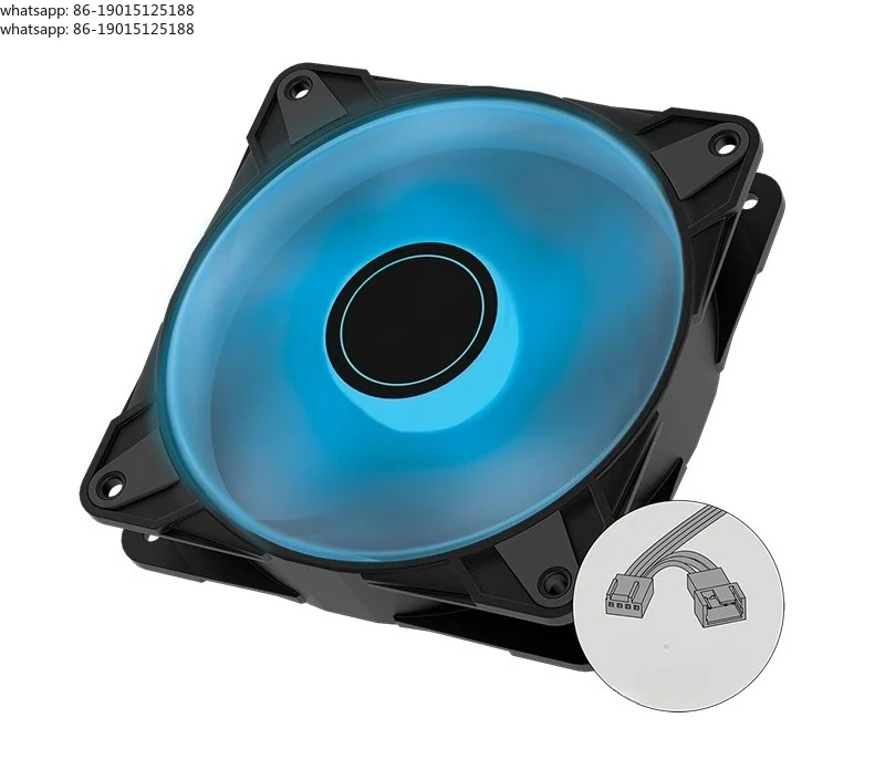 

Вентилятор P12 PWM PST RGB черного цвета с 120-мм PWM-корпусом, оптимизированный для статического давления, полупассивный: 0-2000 об/мин, 4-контактный 12В RGB LED.