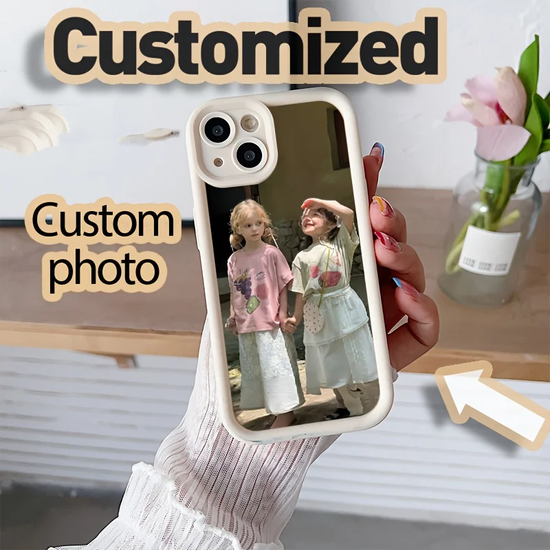 لتقوم بها بنفسك لينة بولي TPU حالات الهاتف الواقية آيفون 17 16 15 14 13 12 11 برو Xs ماكس X XR Mini 16e زائد مخصص صور غطاء ناعم #5