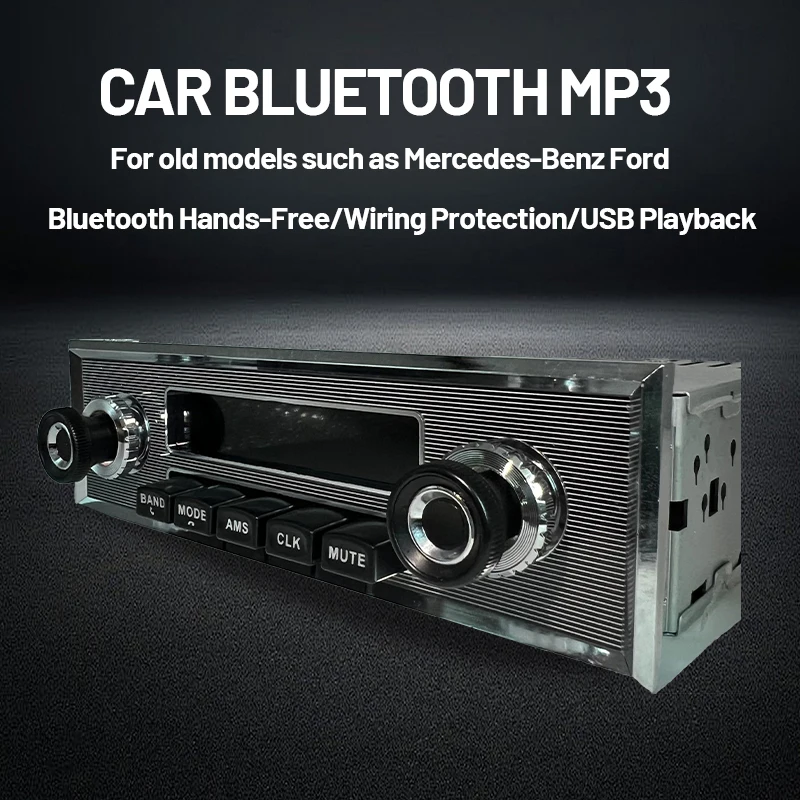 Used for Mercedes Benz multimedia center console, car MP3 player, Bluetooth clock display suitable for Ford center console